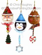 Christmas Dangler Buddy Ornaments ePattern - Chris Haughey - PDF DOWNLOAD